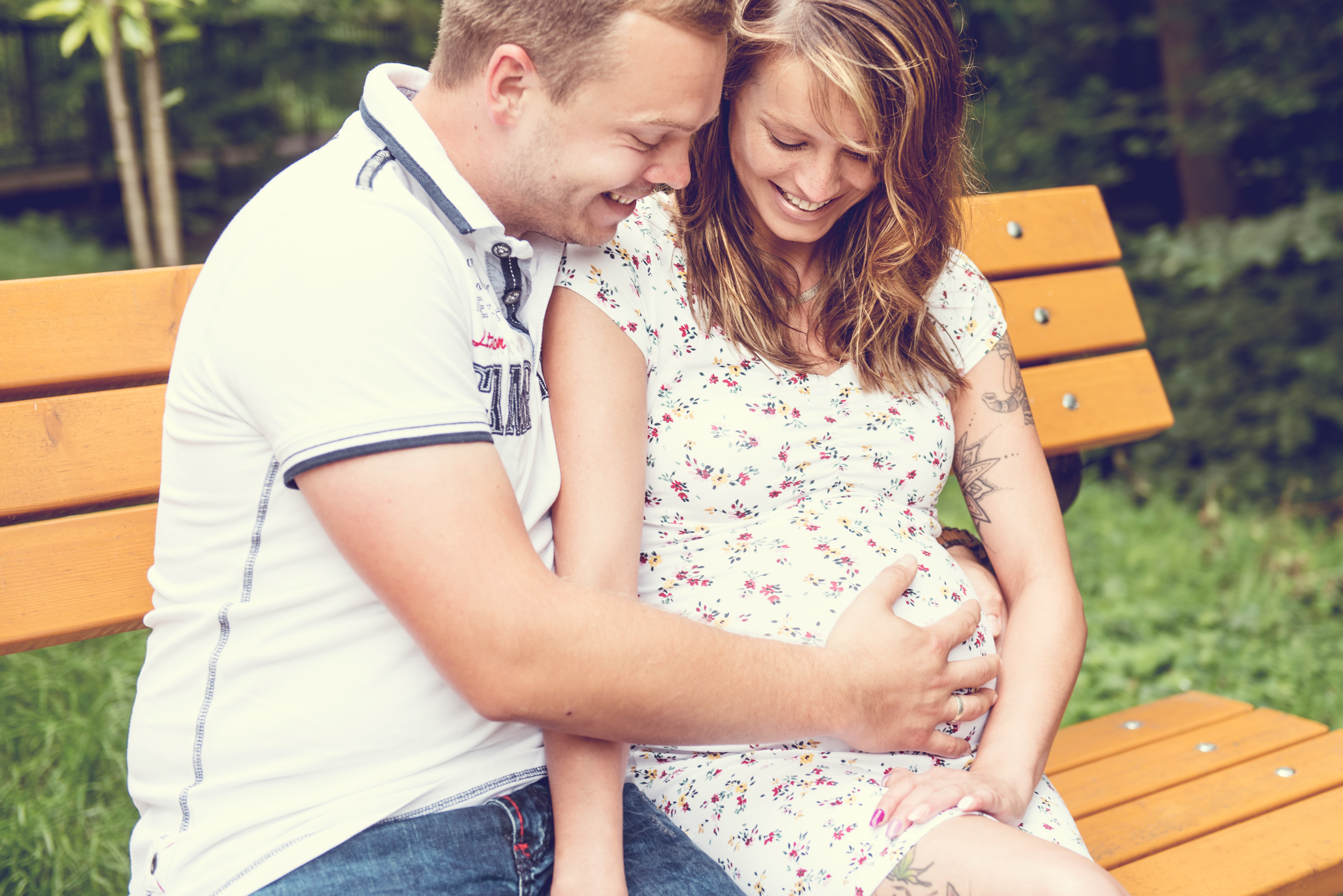 Babybauchshooting mit Isi und David