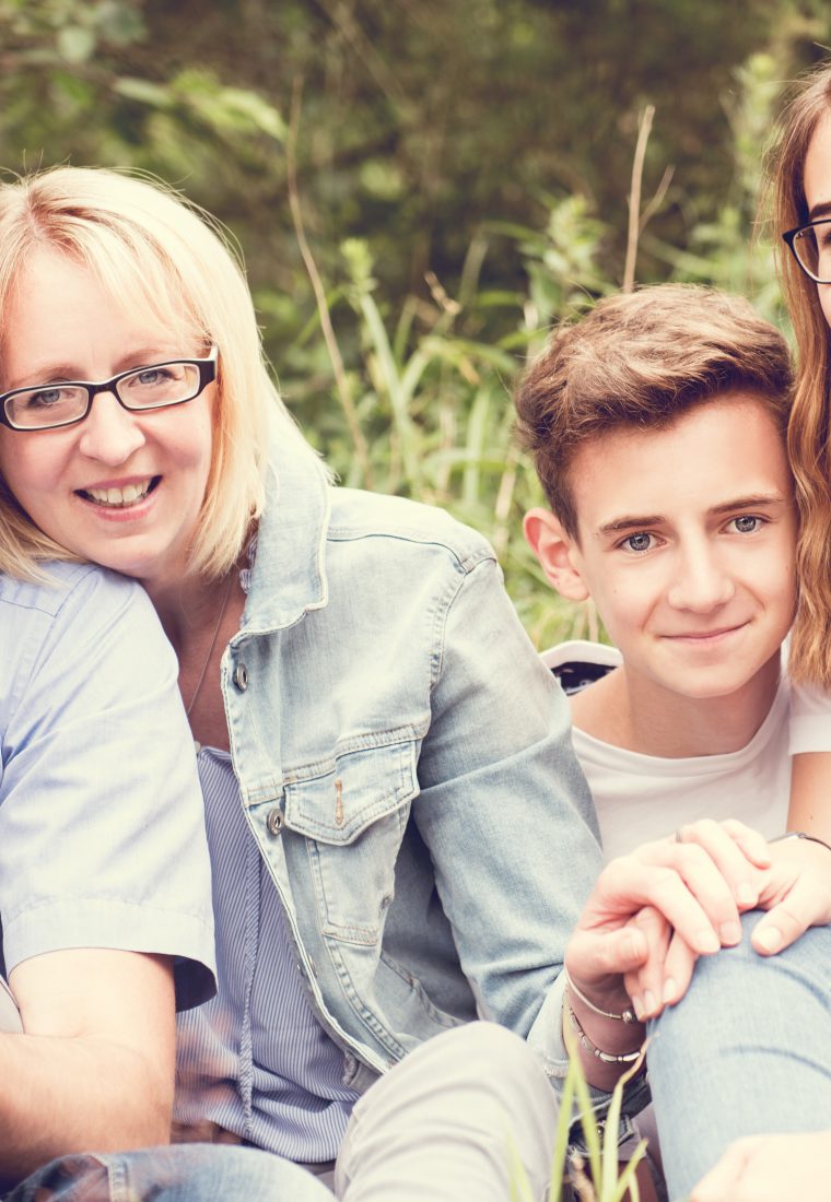 Familienshooting mit Teenagern