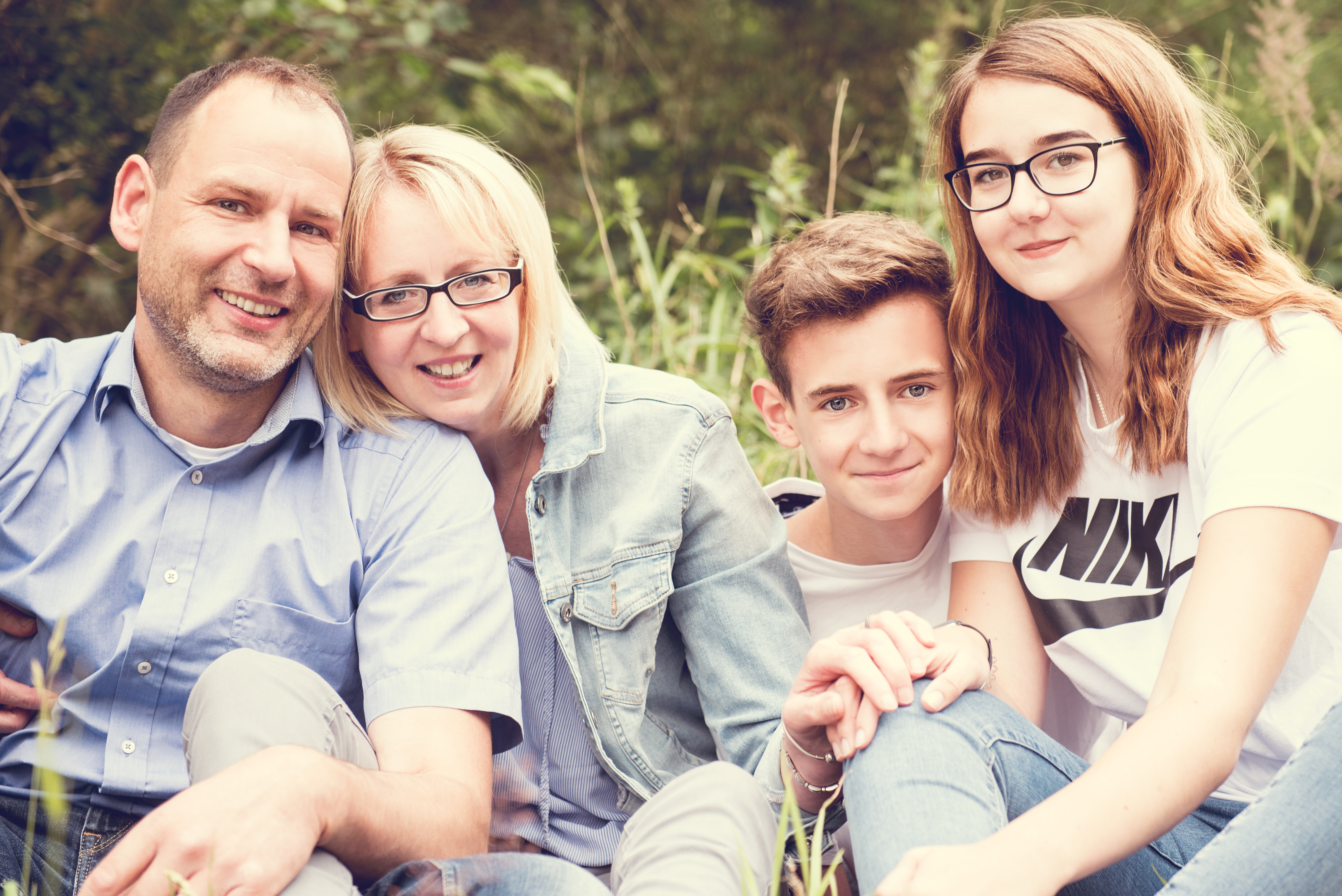 Familienshooting mit Teenagern